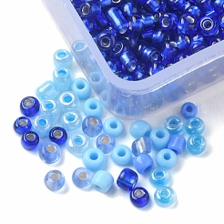 936 Stück 6-Stil-Glassamen-Rundperlen&nbsp;SEED-FS0001-07