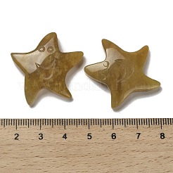 Natürlicher Topas Jade geschnitzte Cabochons&nbsp;G-Q190-04C