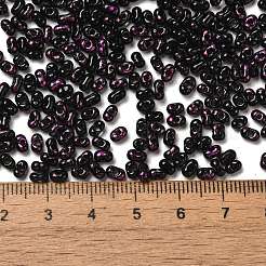 Spray bemalte Glasperlen&nbsp;SEED-F005-08A-01
