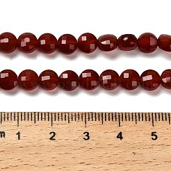 Natürliche Karneol (gefärbt und erhitzt) Perlenstränge&nbsp;G-C179-A6mm-24