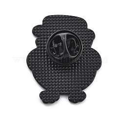 Gelbe Hühner-Emaille-Anstecker&nbsp;JEWB-R054-01EB-02