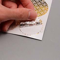 Pegatinas redondas de etiquetas de regalo de papel a prueba de agua&nbsp;DIY-WH0258-84