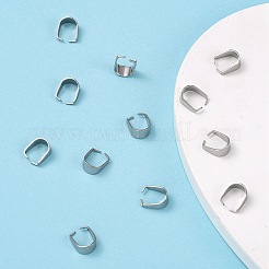 Anlaufgeschützte SchnappKlauen aus Edelstahl 304&nbsp;LS-STAS-R048-10x7mm