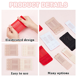 15 extensor de sujetador de poliéster para ropa interior&nbsp;DIY-BC0012-41