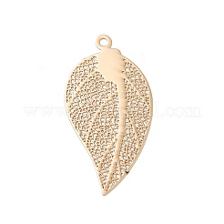Crémaillère en laiton placage pendentifs en filigrane&nbsp;KKC-K001-01KCG
