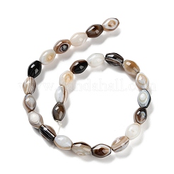 Brins de perles d'agate pour les yeux naturels&nbsp;G-NH0019-D03-02