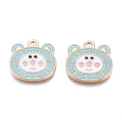 Pendentifs d'émail en alliage&nbsp;ENAM-N054-74A