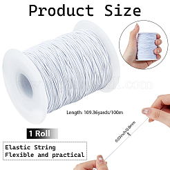 Cordons élastiques ronds en polyester de 100 m&nbsp;OCOR-CY0003-40B-01