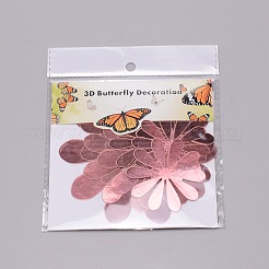 Pegatinas de pared de flores de pvc&nbsp;DIY-TAC0008-53C