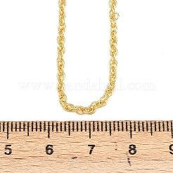 Collane con catena in ottone da 2.5 mm per donna&nbsp;NJEW-A062-04G