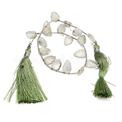 Collares de cuentas talladas de cuarzo verde natural&nbsp;GG-CBA0C95-E11
