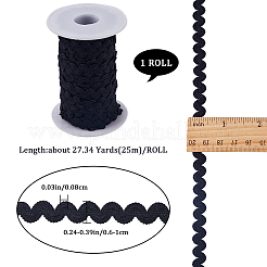 Ruban de dentelle en nylon en forme de S de 25 m&nbsp;OCOR-GF0003-60A