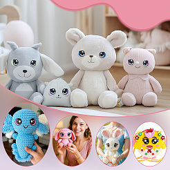 1 Set Puppenaugen aus Filz zum Basteln&nbsp;DIY-GA0008-87