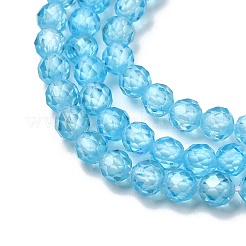 Zirkonia Perlen Stränge&nbsp;G-G792-47-16C