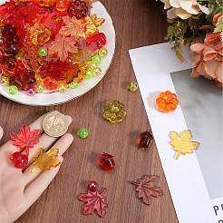 DIY Thanksgiving Day Blatt Eichel rund Schmuckherstellung Finding Kits&nbsp;FIND-SP0001-97