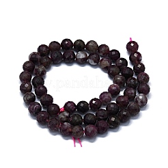 Fili di perle di tormalina fiore di prugna naturale&nbsp;G-G927-22B