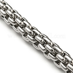 Anlaufgeschützte Seilkettenarmbänder aus Edelstahl 201&nbsp;STAS-Z056-12P