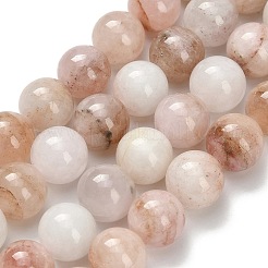 Rosa naturale perline morganite fili&nbsp;G-H335-B01-10mm
