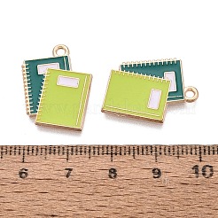 Pendentifs d'émail en alliage&nbsp;ENAM-Q004-01KCG-16