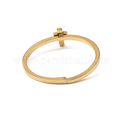 Verstellbare offene Manschettenringe aus Edelstahl 304&nbsp;RJEW-Q806-01G-07