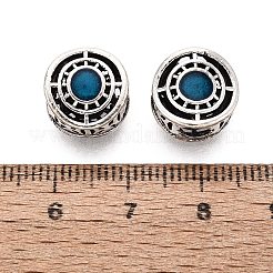 Tibetischem Stil Legierung Emaille europäischen Perlen&nbsp;FIND-Q121-07P