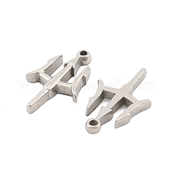 Anhänger aus Edelstahl 304&nbsp;STAS-B099-09P