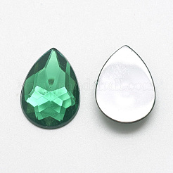 Cabochon posteriori con strass acrilici&nbsp;X-GACR-Q010-10x14-10