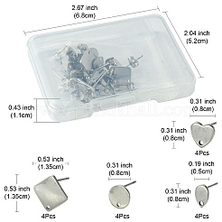 Clous d'oreilles en acier inoxydable 201 et 304&nbsp;STAS-FS0001-48B