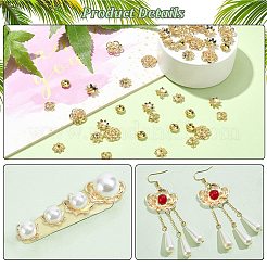 50 pz 5 stili di tappi di perline in lega&nbsp;FIND-CJ0002-06