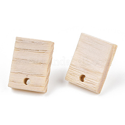 Boucles d'oreilles en bois de frêne&nbsp;EJEW-N017-011I