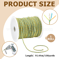 100 Yards geflochtene Polyesterschnüre&nbsp;OCOR-WH0108-33A
