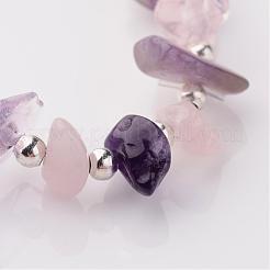 Bracciali elastico gemstone&nbsp;BJEW-JB02414-04