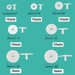 60 set di 7 giunti per bambole in plastica di stile&nbsp;DOLL-PH0001-15