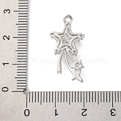 Ottone micro spianare pendenti zirconi&nbsp;KK-U042-10P