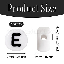 500pcs Acrylperlen&nbsp;SACR-TA0001-55E