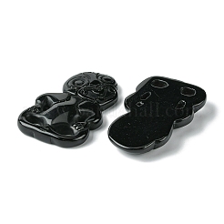 Gros pendentifs en obsidienne naturelles&nbsp;G-G113-01B