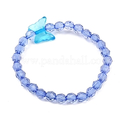 Transparente Acrylperlen Kinder Armbänder&nbsp;BJEW-JB05537