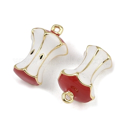 Pendentifs d'émail en laiton &nbsp;KK-I358-070G-03