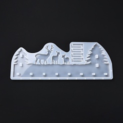 Stampi in silicone silhouette per grucce fai da te a tema natalizio&nbsp;DIY-B035-15