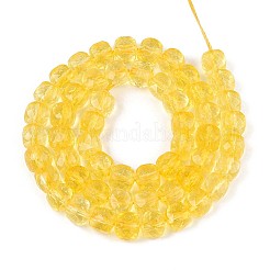 Fili di perle di vetro k9&nbsp;GLAA-N014-8x8mm-02