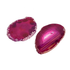 Cabujones de láminas de ágata natural teñidas y calentadas&nbsp;GG-CBAAF67-01B