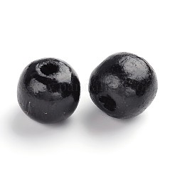 Perles en bois d'érable naturel&nbsp;X-TB10mmY-10