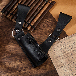 Fourreaux d'épée en cuir PU&nbsp;AJEW-WH0348-625A