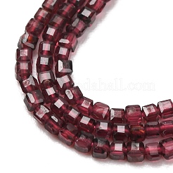 Classificare fili di perline di granato naturale&nbsp;G-P457-B01-39
