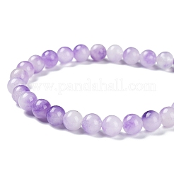 Perles de jade blanches naturelles teintes rondelles facettées&nbsp;G-D073-01G