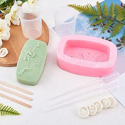 DIY Pflaumenblüten Zweig Silikon Fondant Formen Kits&nbsp;DIY-OC0002-90