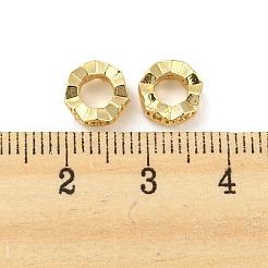 Messing Mikro ebnen Zirkonia European Beads&nbsp;KK-H452-02
