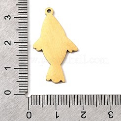 Pendentifs en émail en acier inoxydable&nbsp;STAS-I065-01G-01