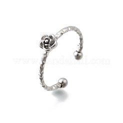 Anelli con polsino in acciaio inossidabile 304 per donna&nbsp;RJEW-H250-01P