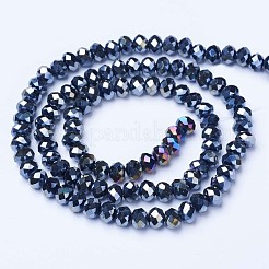 FilI di perline in vetro placcato&nbsp;EGLA-A034-P6mm-B